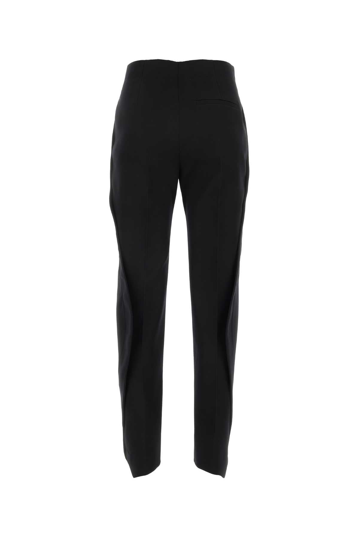 Bottega Veneta Women Black Wool Pant by Luosophy