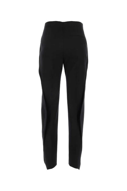 Bottega Veneta Women Black Wool Pant by Luosophy