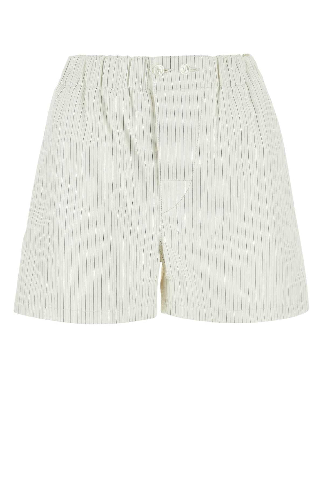 Bottega Veneta Women Printed Leather Shorts by Luosophy