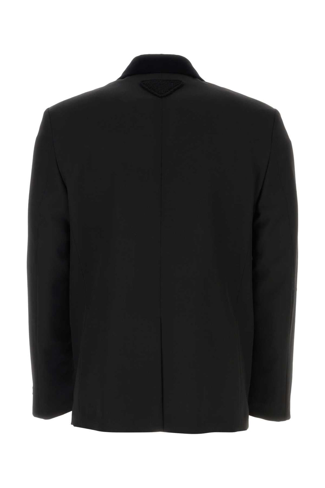Prada Men Black Wool Blazer by Luosophy