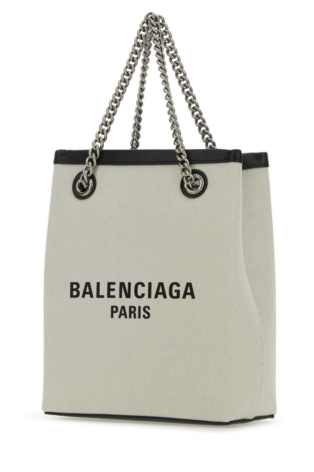 Balenciaga Women Sand Canvas Duty Free Handbag by Luosophy