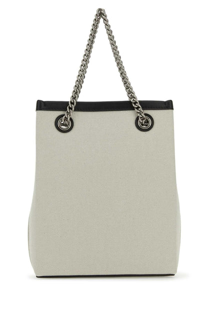 Balenciaga Women Sand Canvas Duty Free Handbag by Luosophy