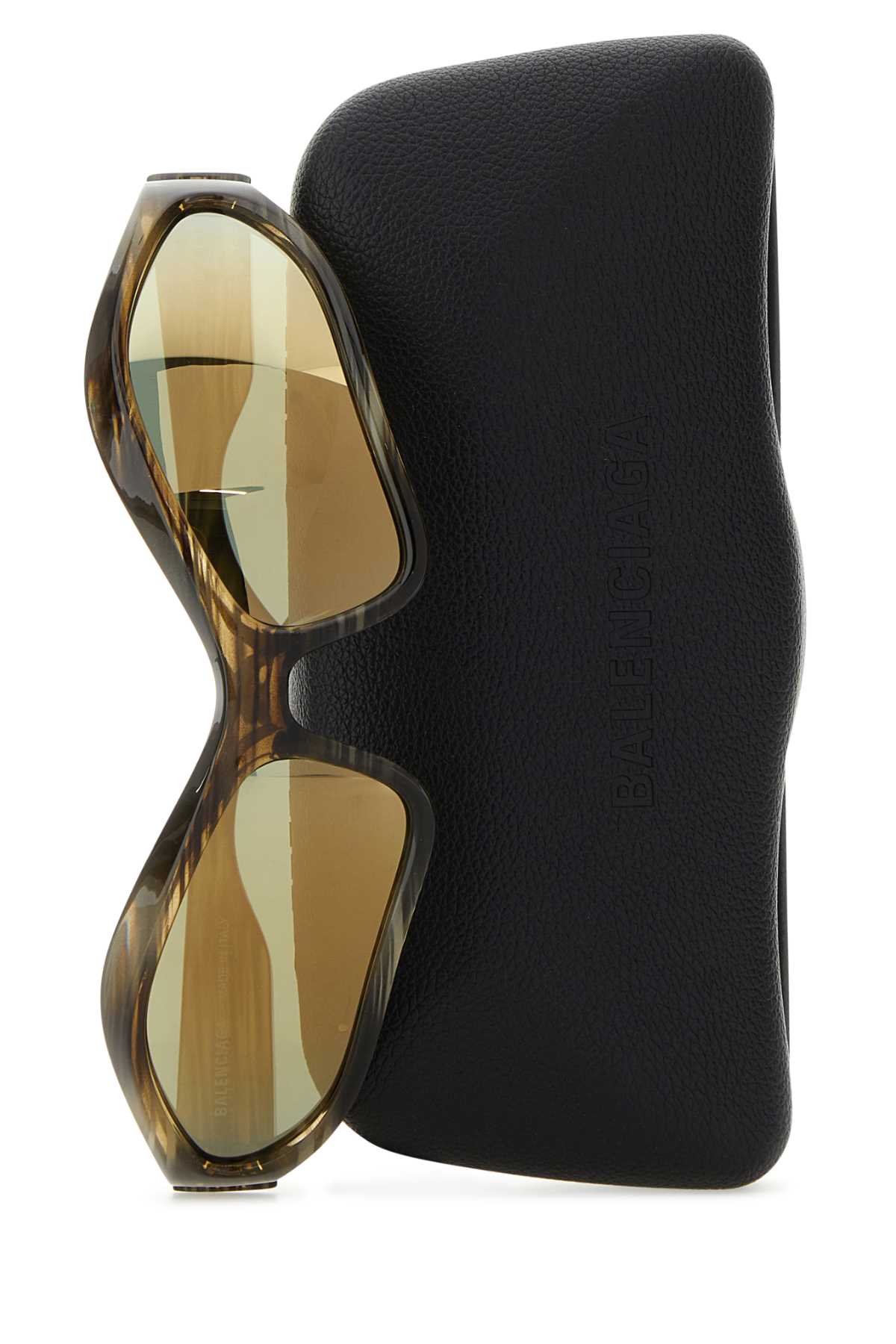 Balenciaga Men Multicolor Acetate Fennec Oval Sunglasses by Luosophy