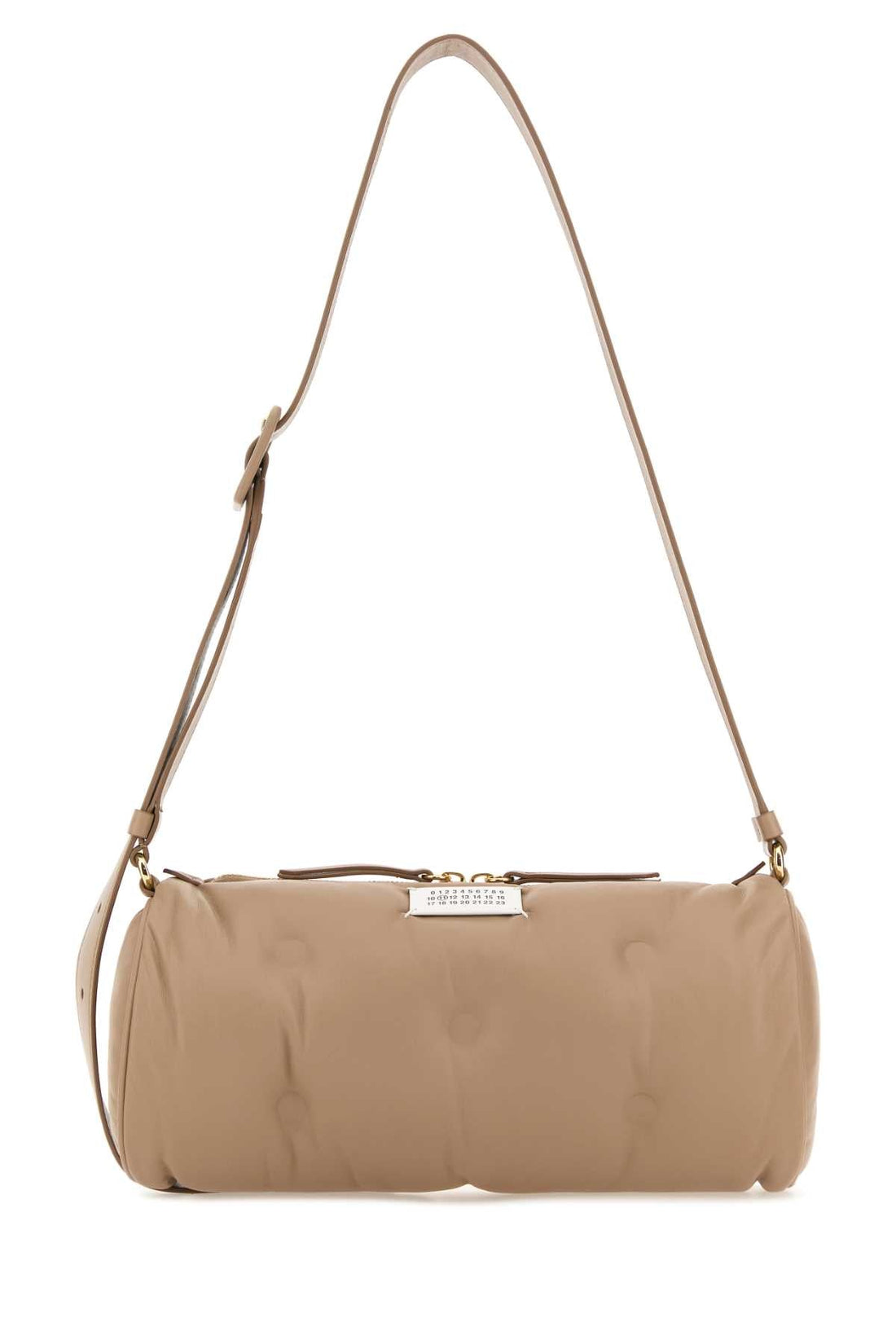 Maison Margiela Women Powder Pink Nappa Leather Glam Slam Crossbody Bag by Luosophy