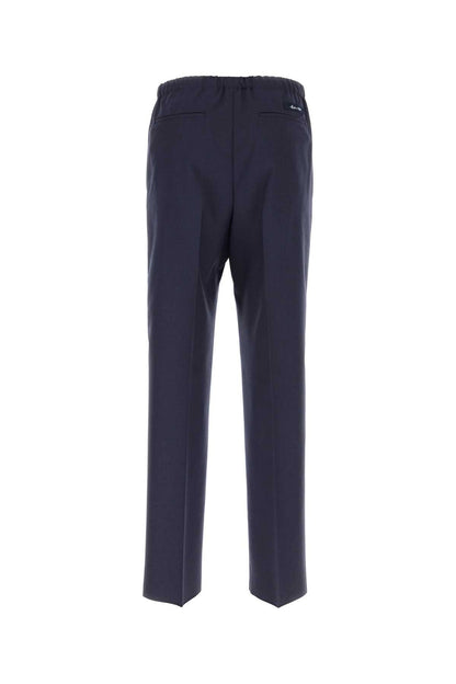 Fendi Men Blue Wool Pant by Luosophy