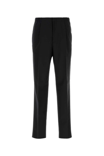 Fendi Men Black Wool Pant by Luosophy