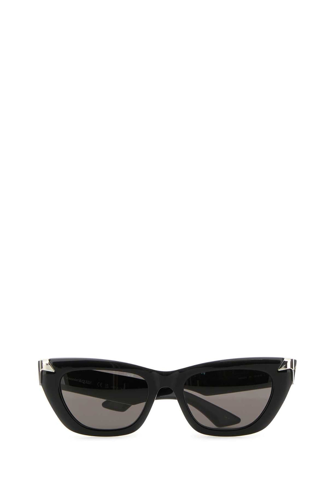 Alexander Mcqueen Women Black Acetate Punk Rivet Sunglasses by Luosophy
