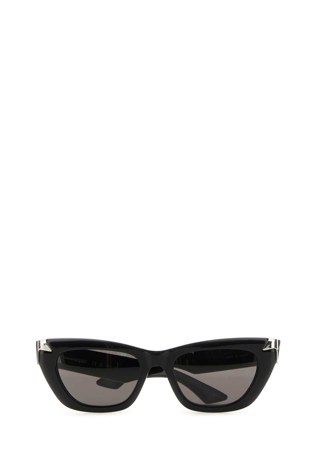 Alexander Mcqueen Women Black Acetate Punk Rivet Sunglasses by Luosophy