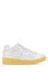 Jil Sander Women White Leather And Fabric Basket Sneakers by Luosophy