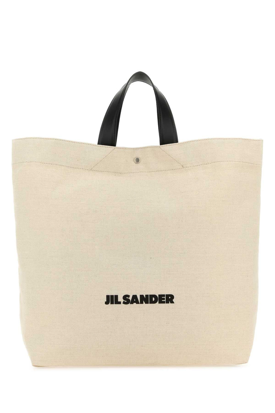 Jil Sander Women Sand Canvas Flat Shopping Bag by Luosophy