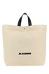 Jil Sander Women Sand Canvas Flat Shopping Bag by Luosophy