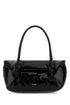 Jil Sander Women Black Leather Small Knot Handle Handbag by Luosophy