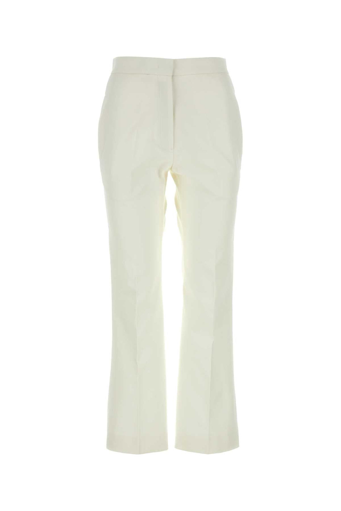 Jil Sander Women White Cotton Pant by Luosophy