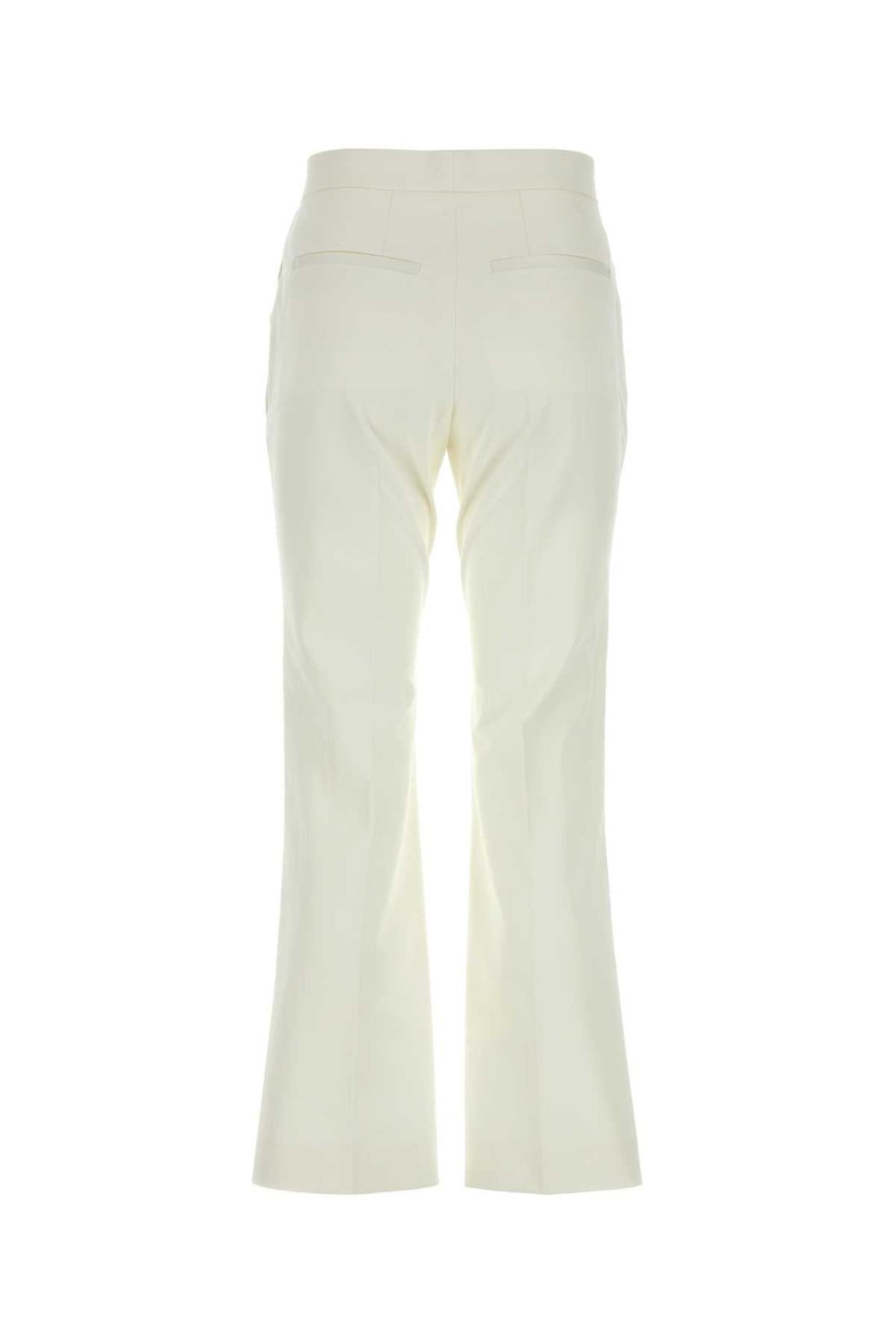 Jil Sander Women White Cotton Pant by Luosophy