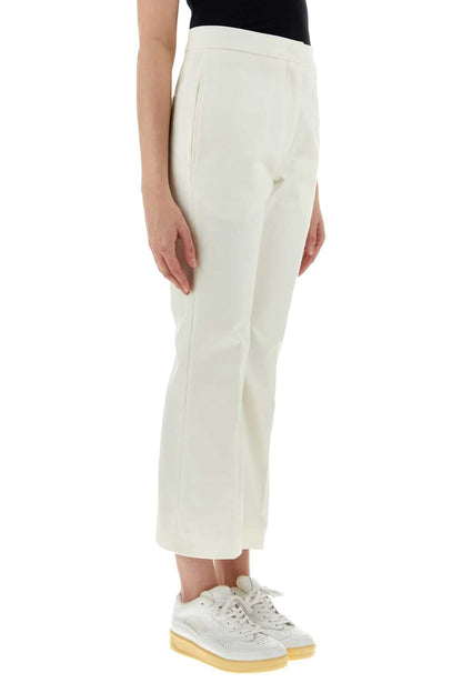Jil Sander Women White Cotton Pant by Luosophy