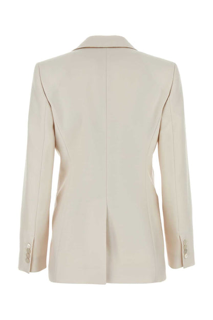 Max Mara Women Ivory Duchesse Avoriaz Blazer