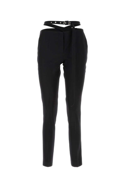 The Attico Women Black Jersey Pant by Luosophy