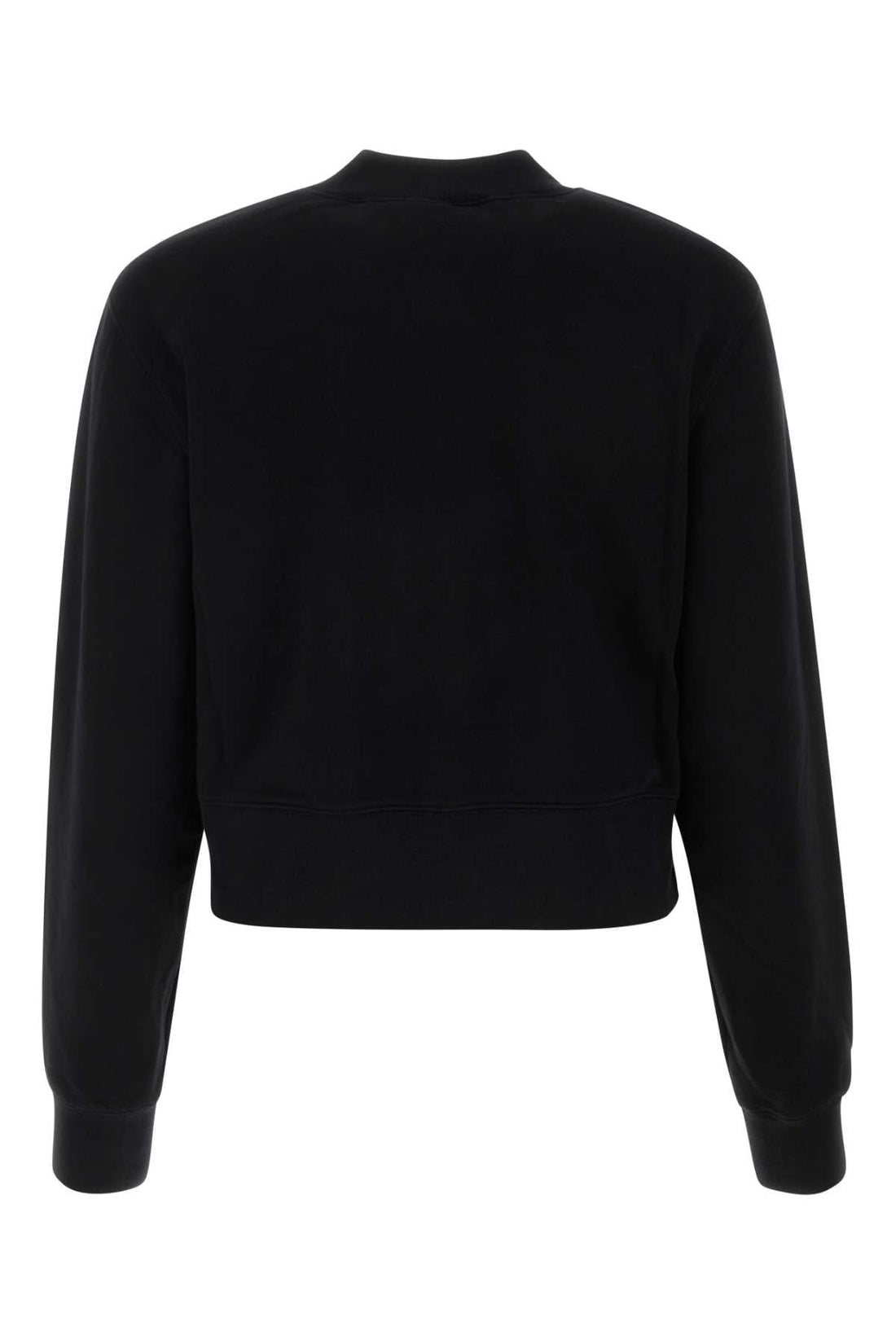 Palm Angels Women Black Cotton Sweatshirt by Luosophy