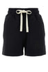 Palm Angels Women Black Cotton Shorts by Luosophy