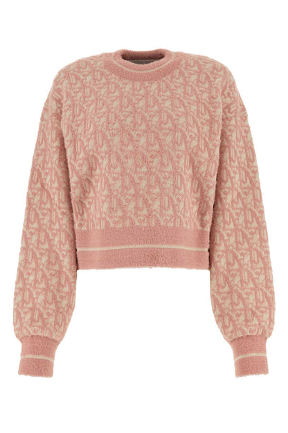 Palm Angels Women Embroidered Nylon Blend Sweater by Luosophy