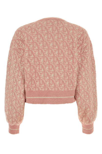 Palm Angels Women Embroidered Nylon Blend Sweater