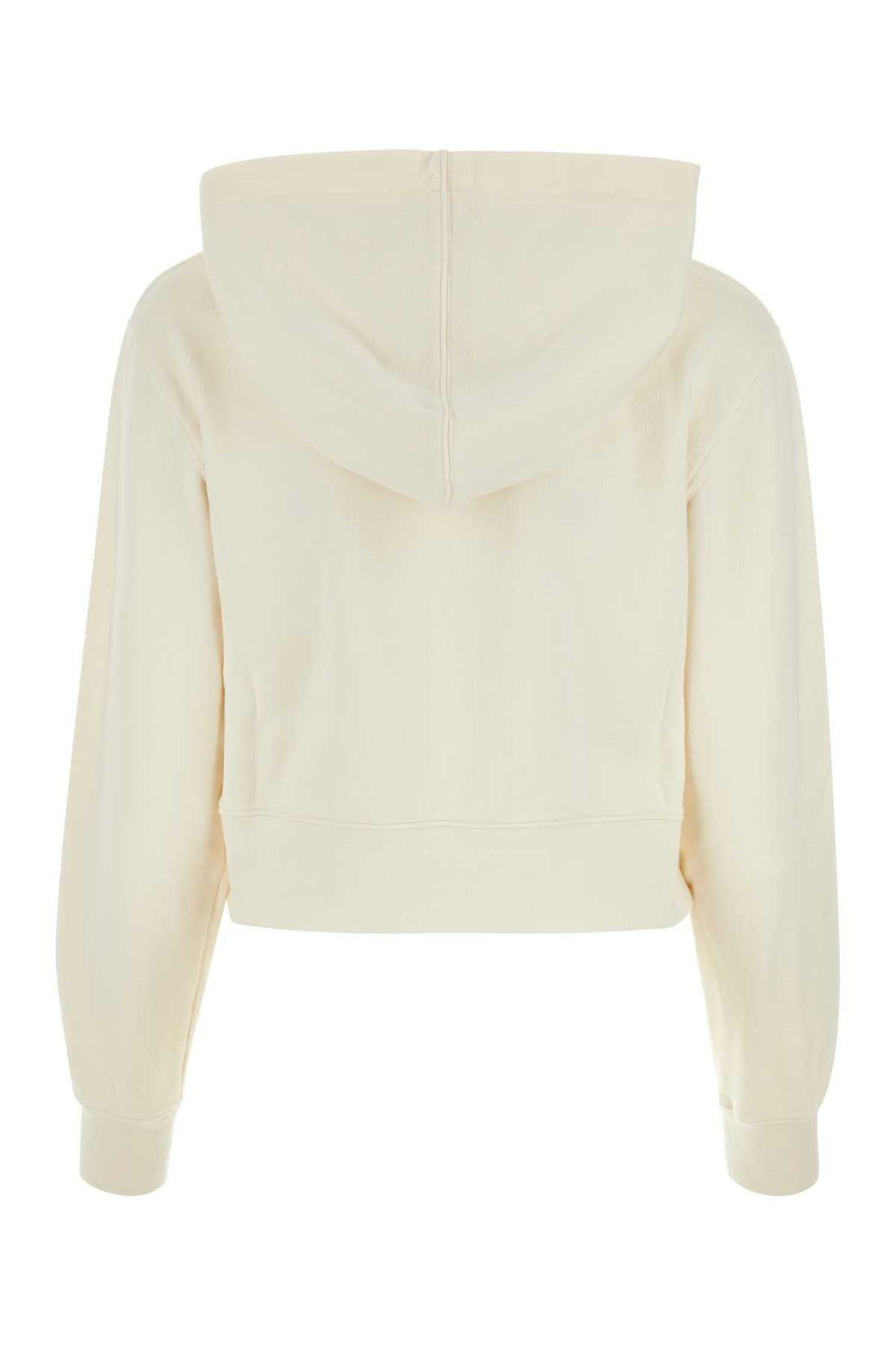 Palm Angels Women Ivory Cotton Sweatshirt