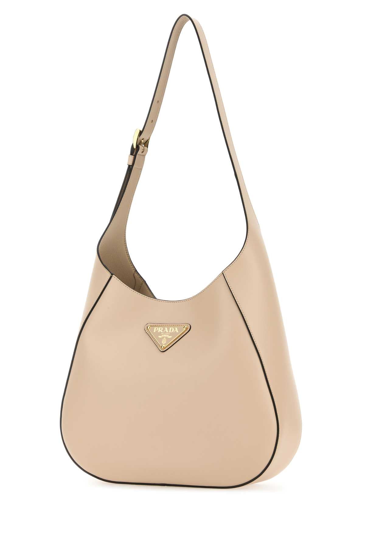Prada Women Powder Pink Leather Shoulder Bag by Luosophy