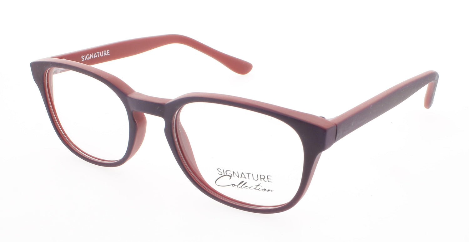Signature S7001pur/Red Eyeglasses by ModaFrames