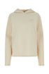 Prada Women Sand Stretch Cotton Oversize Sweatshirt by Luosophy