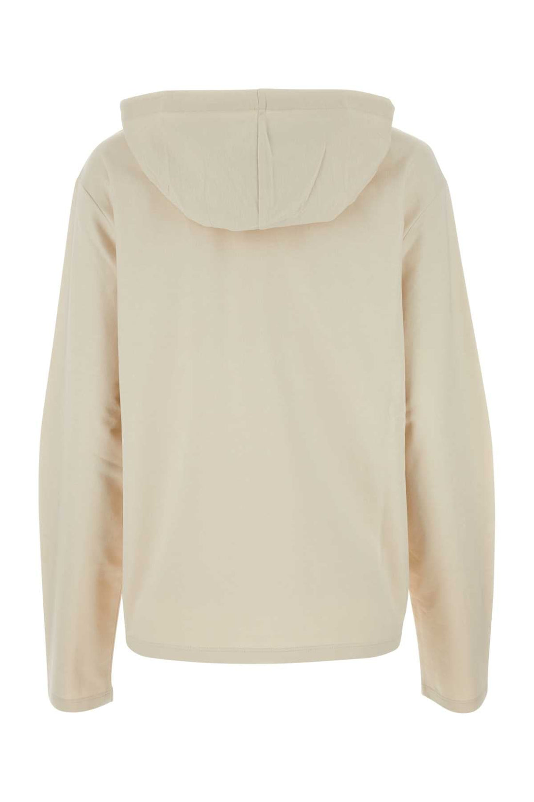 Prada Women Sand Stretch Cotton Oversize Sweatshirt by Luosophy