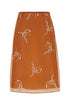 Prada Women Copper Organza Skirt by Luosophy