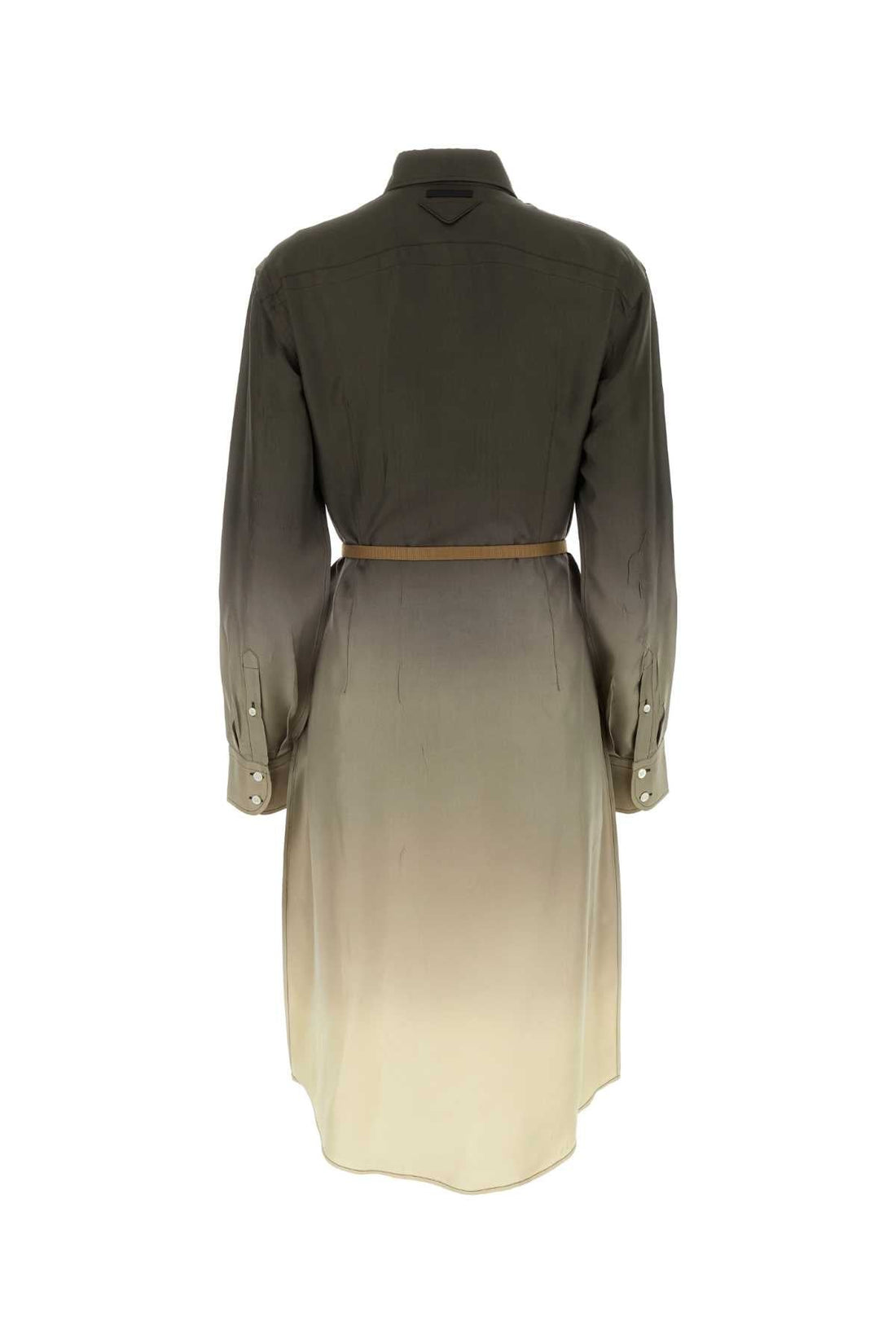 Prada Women Multicolor Twill Shirt Dress by Luosophy