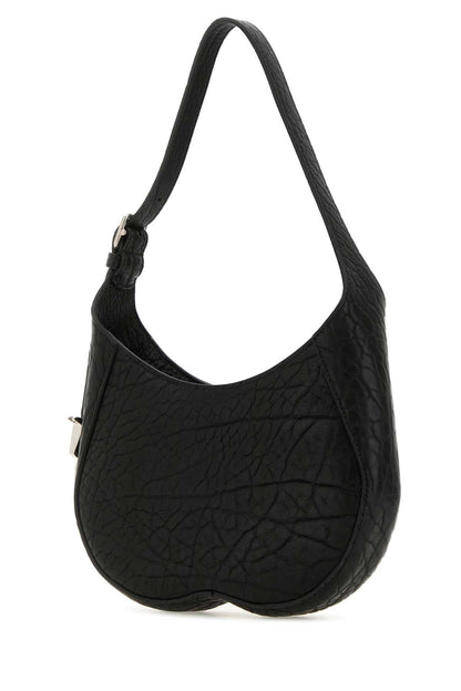 Burberry Women Black Leather Small Chess Shoulder Bag by Luosophy