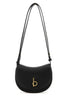 Burberry Women Black Leather Mini Rocking Horse Shoulder Bag by Luosophy