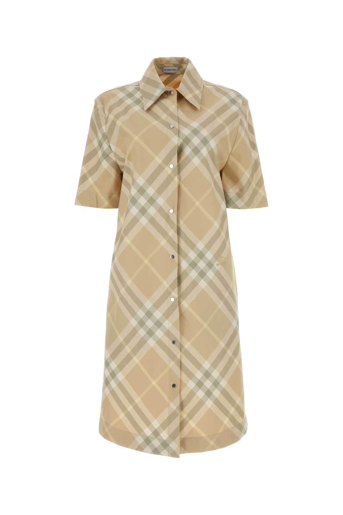 Burberry Women Embroidered Cotton Shirt Dress by Luosophy