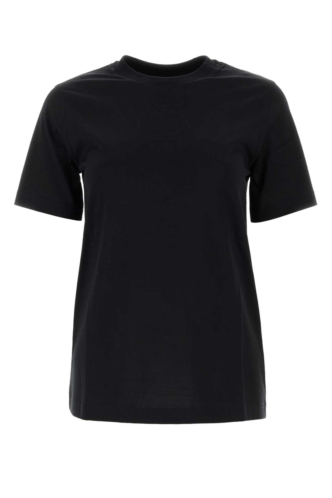 Burberry Women Black Cotton T-Shirt by Luosophy