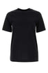 Burberry Women Black Cotton T-Shirt by Luosophy