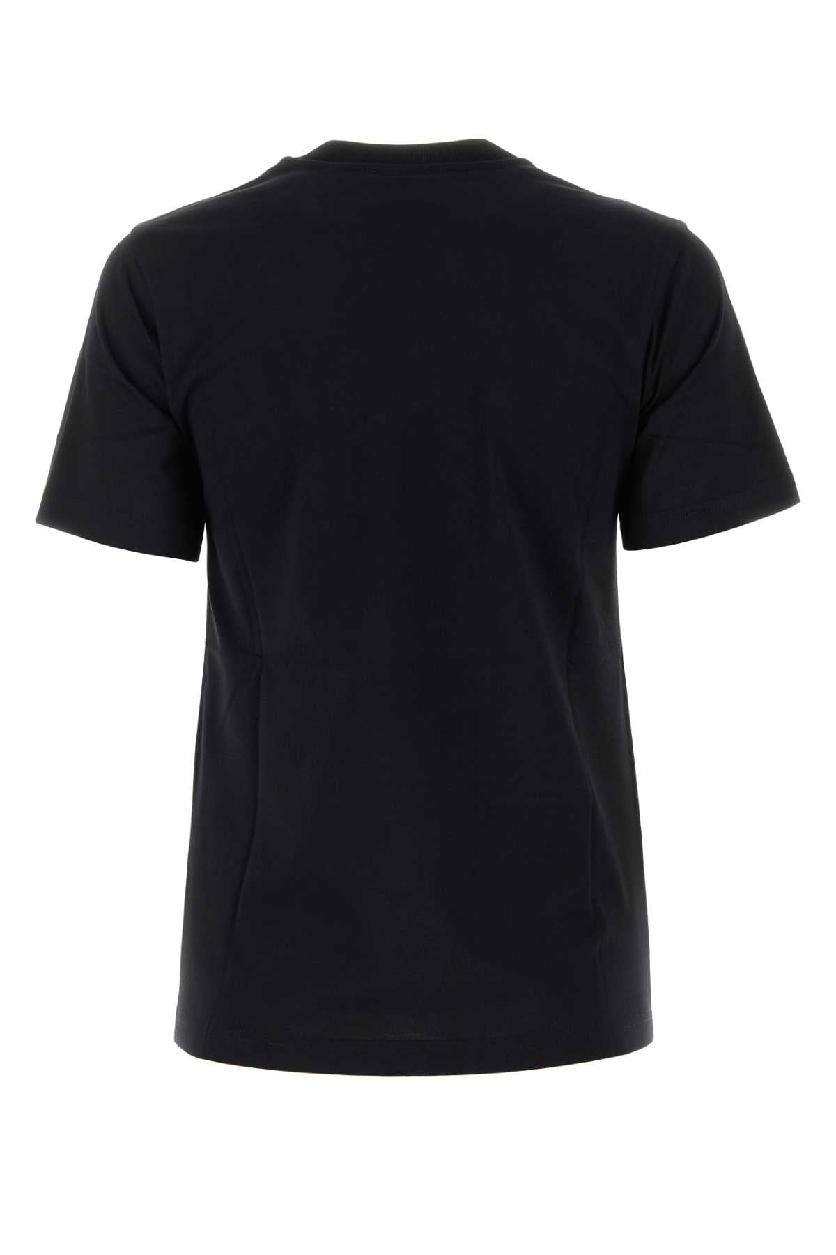 Burberry Women Black Cotton T-Shirt by Luosophy