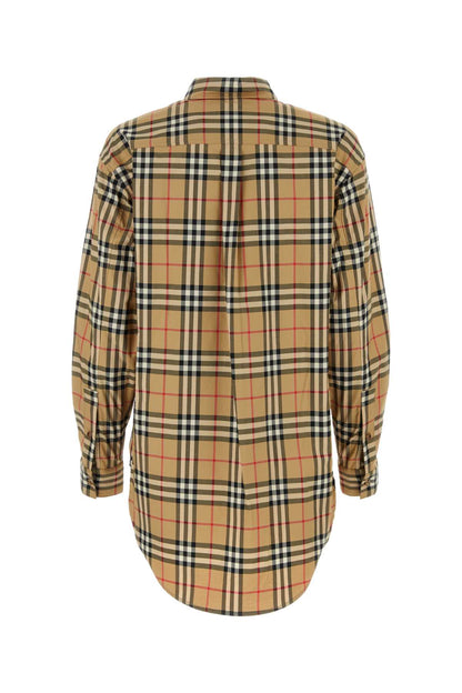 Burberry Women Embroidered Stretch Cotton Shirt by Luosophy