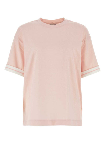 Burberry Women Pink Cotton Oversize T-Shirt by Luosophy