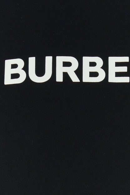 Burberry Men Black Cotton T-Shirt by Luosophy