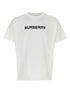 Burberry Men White Cotton T-Shirt by Luosophy