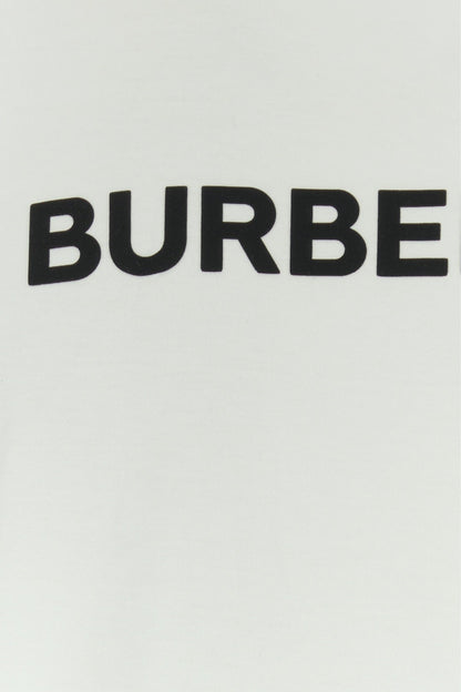 Burberry Men White Cotton T-Shirt by Luosophy