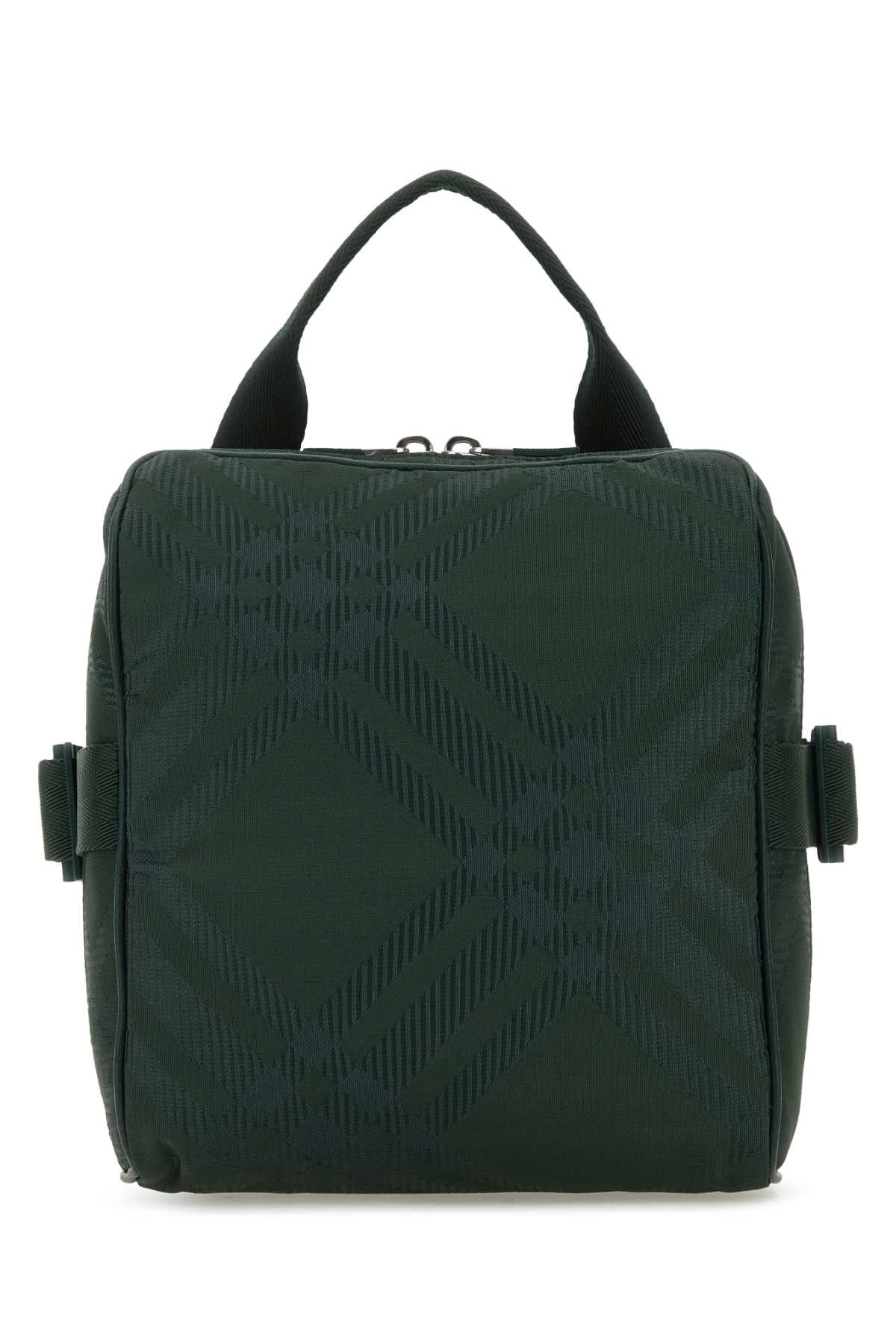 Burberry Men Bottle Green Fabric Crossbody Bag by Luosophy