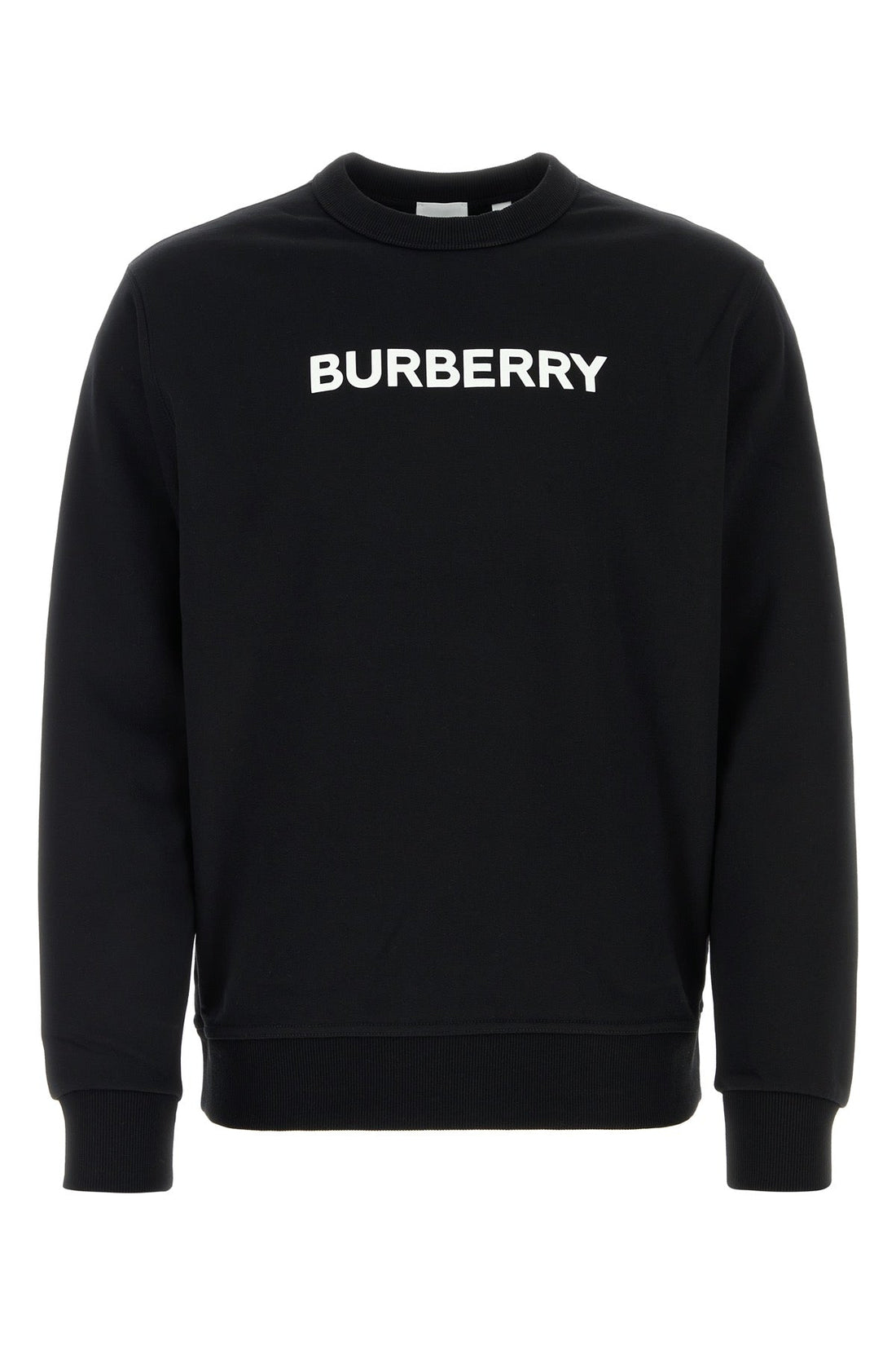 Burberry Men Black Stretch Cotton Oversize Sweater by Luosophy