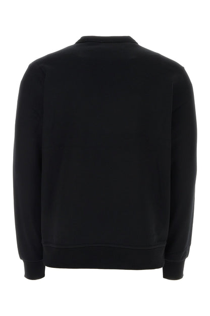 Burberry Men Black Stretch Cotton Oversize Sweater by Luosophy