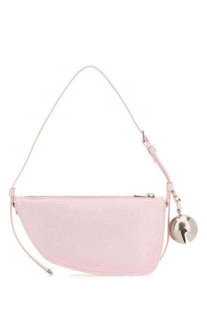 Burberry Women Pink Leather Knight Small Shoulder Bag by Luosophy