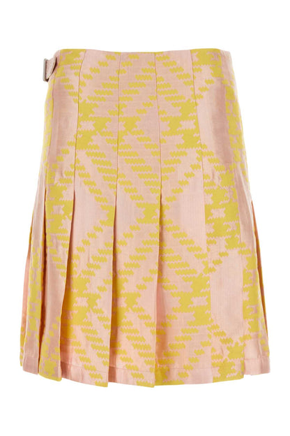 Burberry Women Embroidered Cotton Blend Skirt by Luosophy