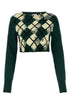Burberry Women Bottle Green Cotton Sweater by Luosophy