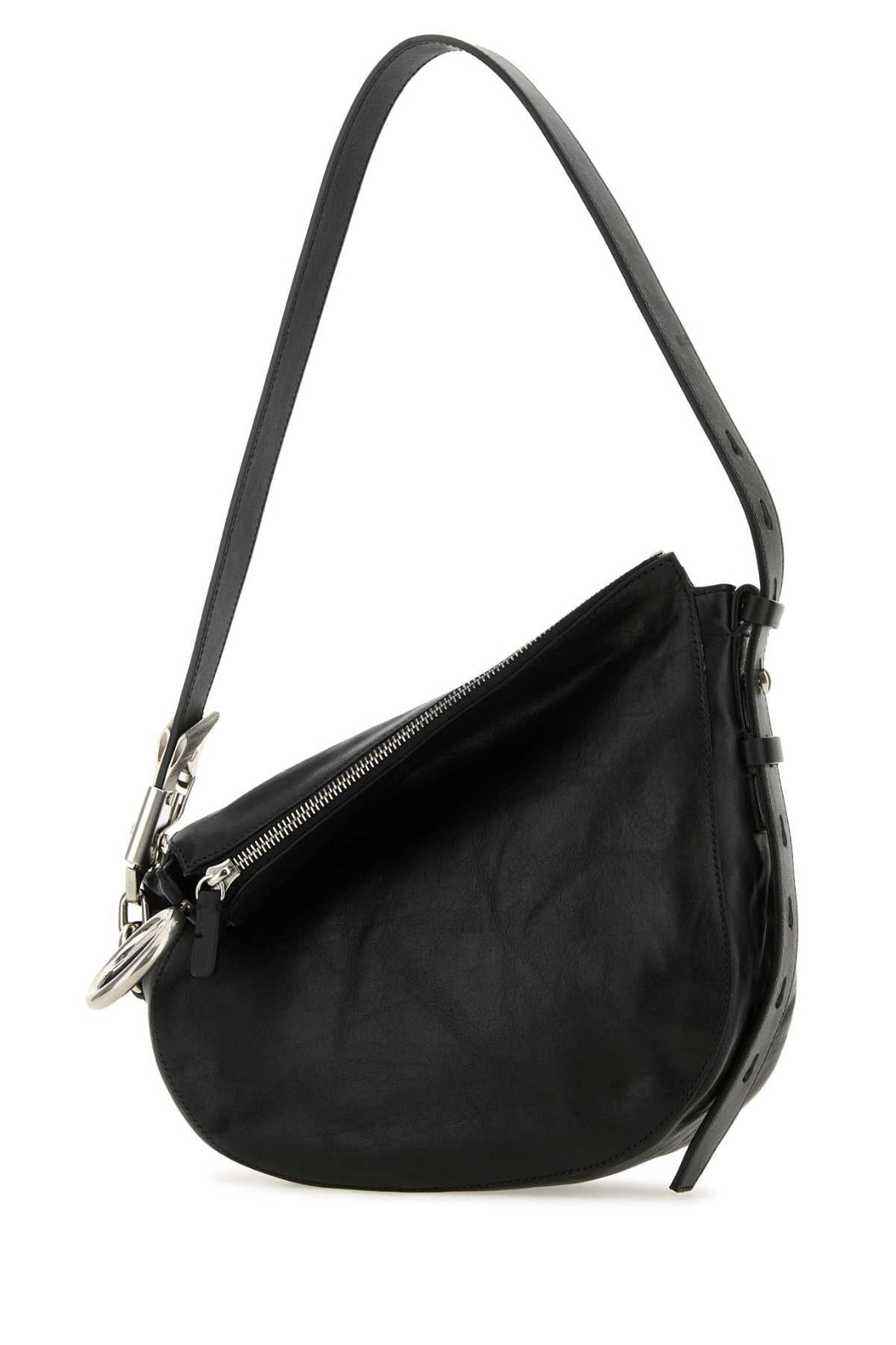 Burberry Women Black Leather Knight Small Shoulder Bag by Luosophy
